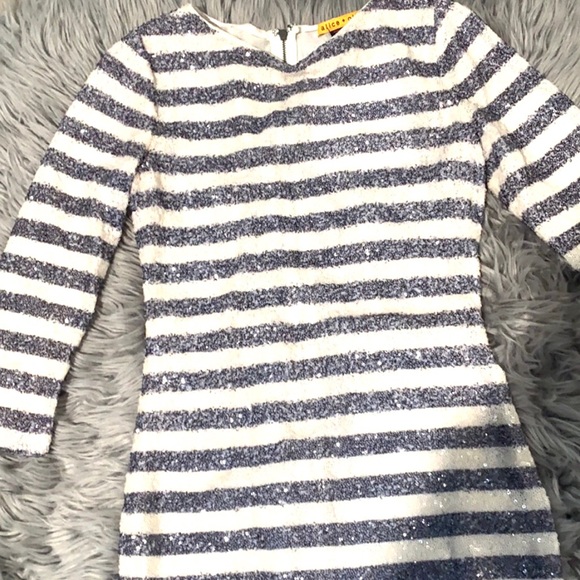 Alice and Olivia sequined NYE dress EUC - Picture 5 of 9